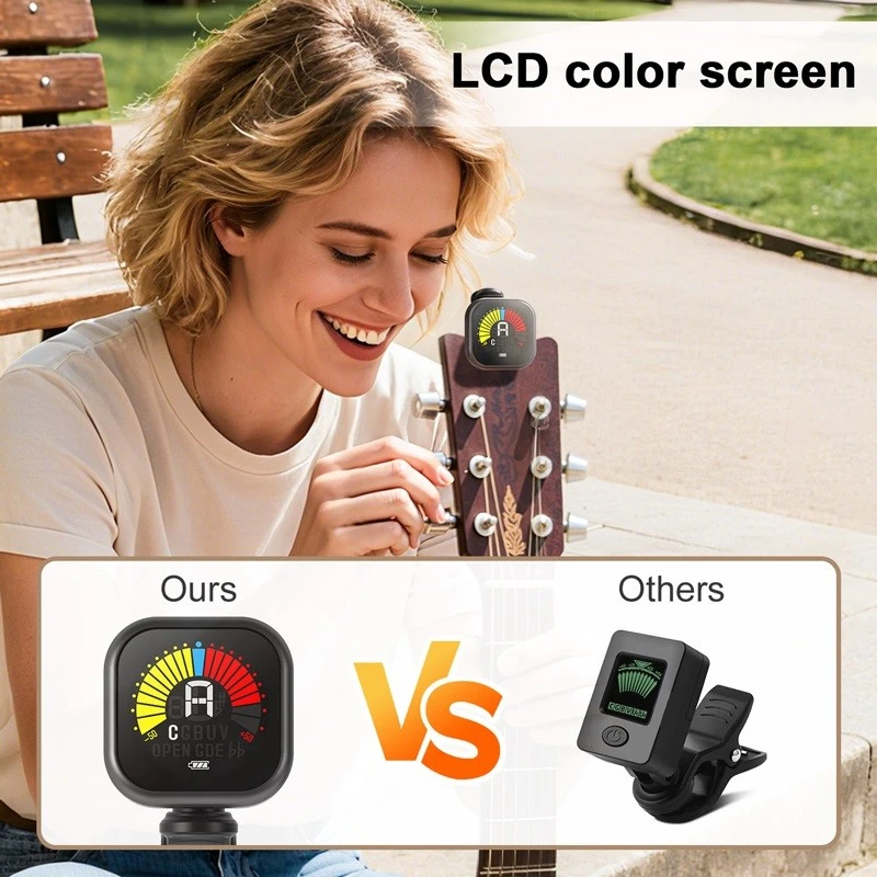 New Bee Clip-on LCD Display Guitar Tuner New Bee Clip-on LCD Display Guitar Tuner
